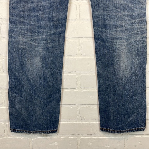 Vintage Levi’s 505 Dark Wash Straight Leg Jeans 31 - Picture 6 of 11